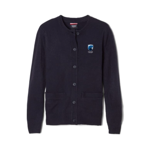Girls Crewneck Sweater Cardigan
