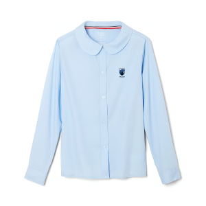 Girls Long Sleeve Peter Pan Collar Blouse